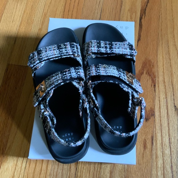 Target A New Day Tweed Jonie Sandals - Picture 6 of 9